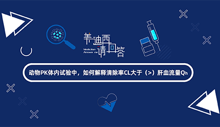 动物PK体内试验中，如何解释清除率CL大于肝血流量Qh